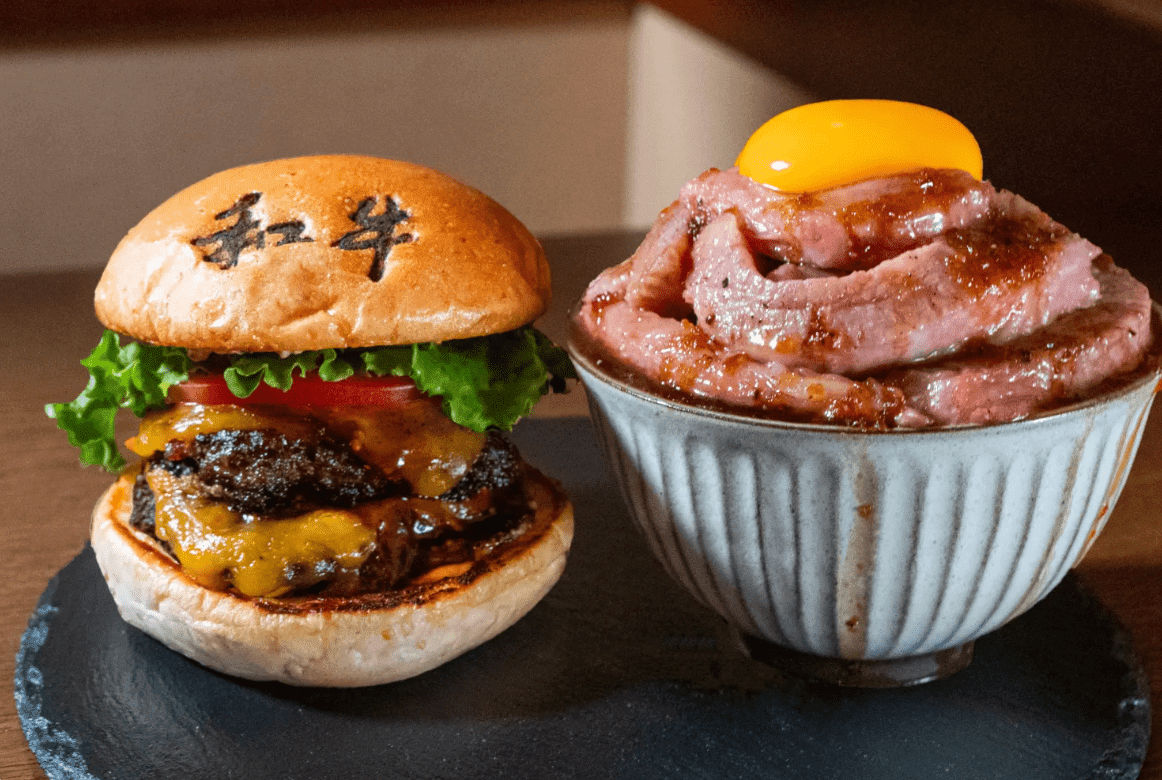 Wagyu Steak & Hamburger (Halal Vegan Gluten free) Arashiyama 和牛